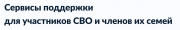Сервисы поддержки для участников СВО и членов их семей